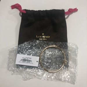 Kate Spade gold sailors knot bangle bracelet